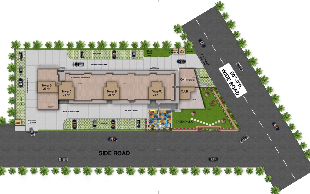 Master Plan of Amarsons Galaxy Towers in Mohali, Chandigarh - Image 388773