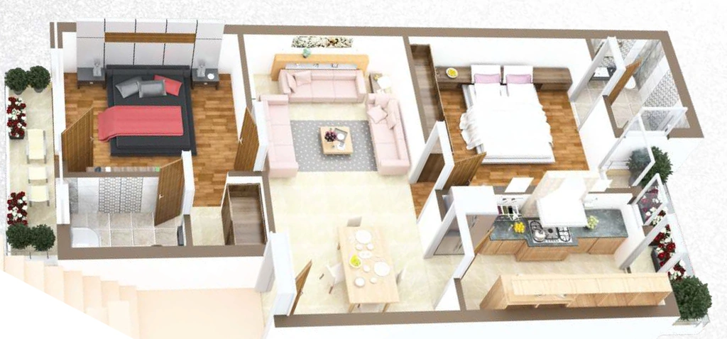 2 BHK Flat in KBP Smart City in Mohali, Chandigarh - Image 911828