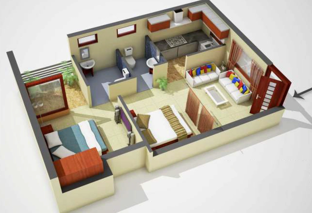 2 BHK Flat in Omega City in Mohali, Chandigarh - Image 911830