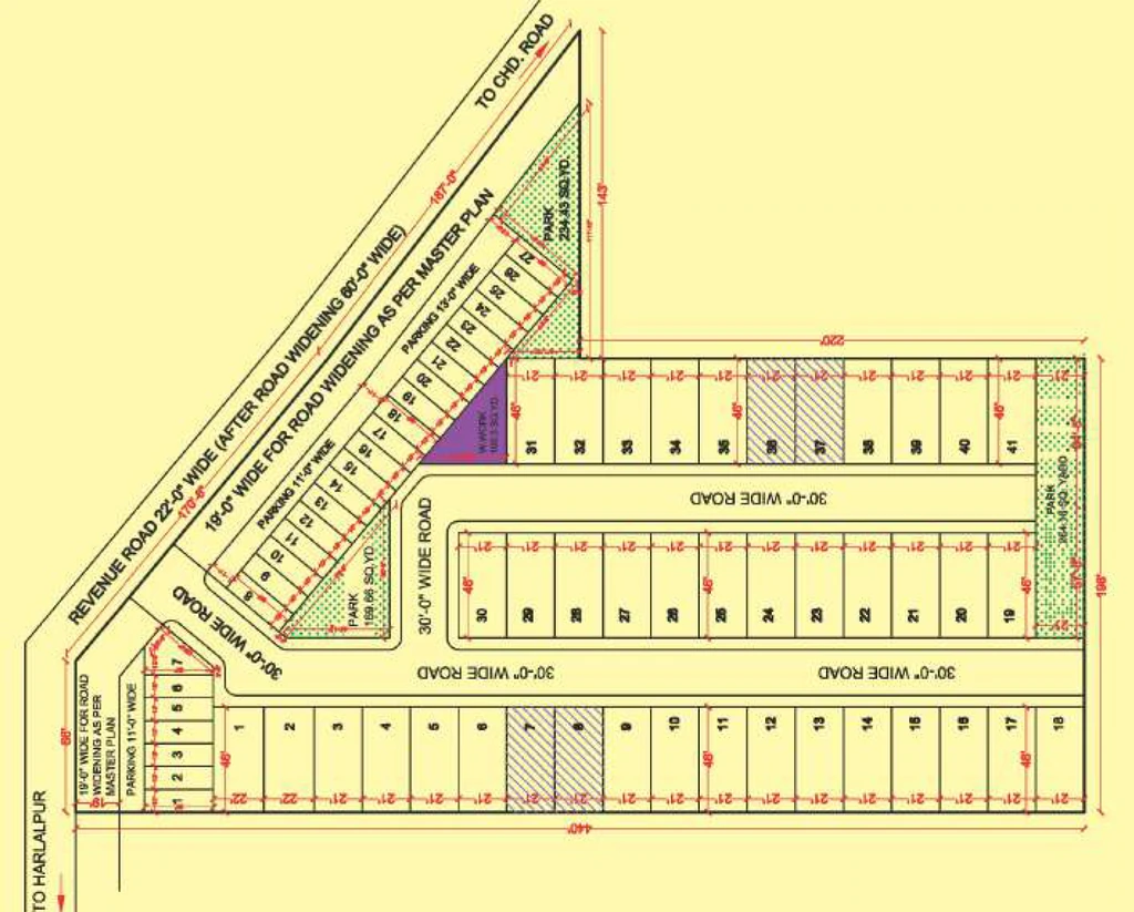 Master Plan of Star Enclave in Mohali, Chandigarh - Image 388818