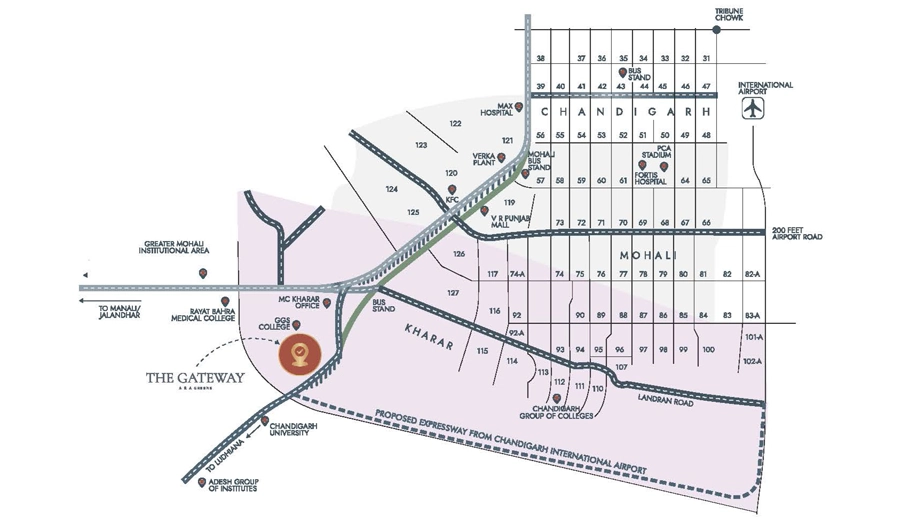 Location of SK The Gateway - Image 388836