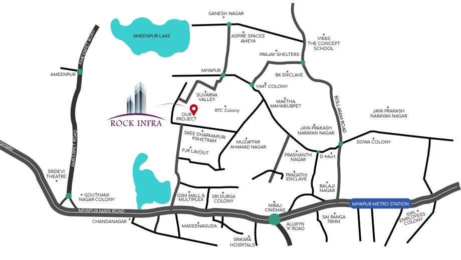 Location of Rock Hilton Heights - Image 389239