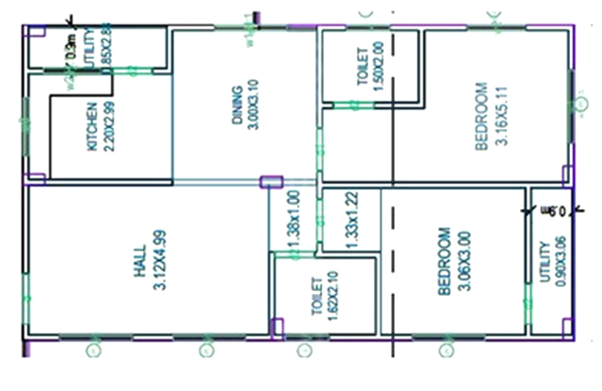 2 BHK Flat in S and S Shapur Elite County in Gajulramaram, Hyderabad - Image 912037
