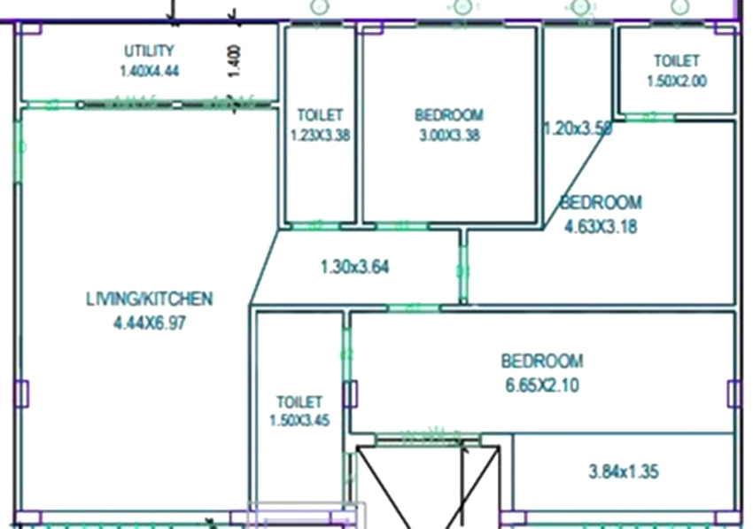 3 BHK Flat in S and S Shapur Elite County in Gajulramaram, Hyderabad - Image 912038