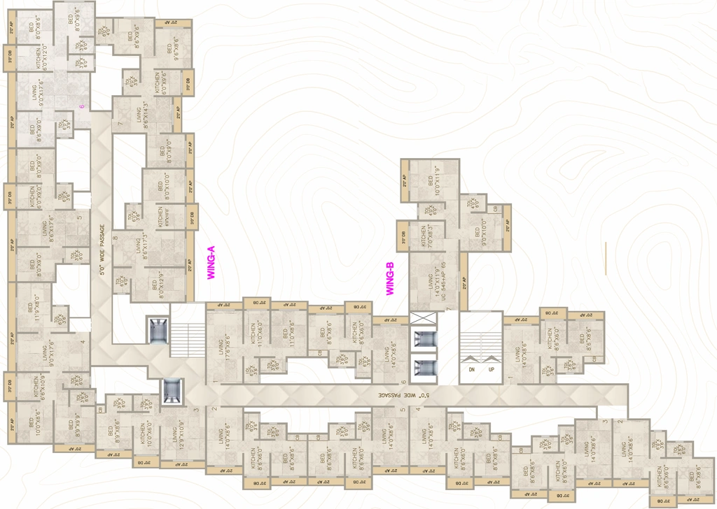 Floor Plan of Dhanlaxmi Dhananjay Hill View in Nalasopara West, Palghar - Image 391357