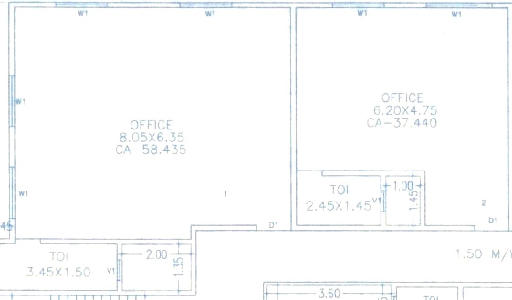 Floor Plan of Commercial Dhanlaxmi Dhananjay Hill View in Nalasopara West, Palghar - Image 391401
