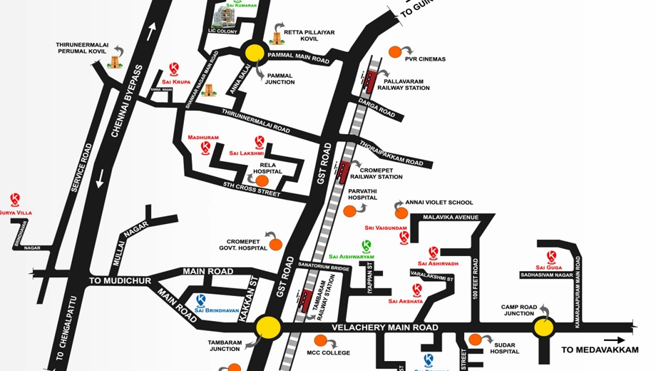 Location of KST Sai Kumaran - Image 389287