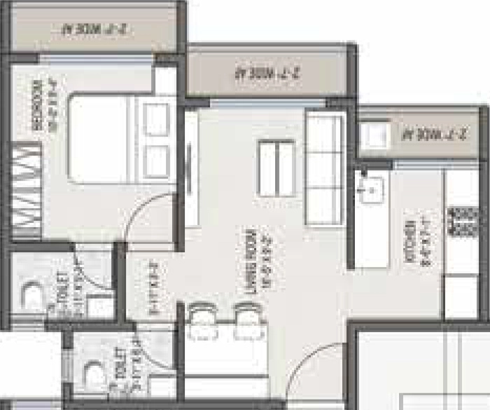 1 BHK Flat in JSB Nakshatra Nirvaana in Naigaon East, Palghar - Image 912978