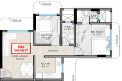 2 BHK Flat in Aditya Breeze in Malad West, Mumbai - Image 911949