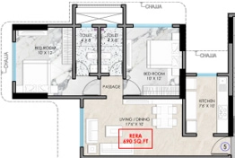 2 BHK Flat in Aditya Breeze in Malad West, Mumbai - Image 911950