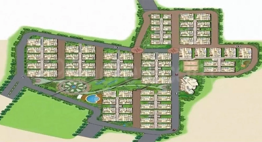 Master Plan of Sri Lakshmi Shubham Arcade Spoorthy in Chandanagar, Hyderabad - Image 389408