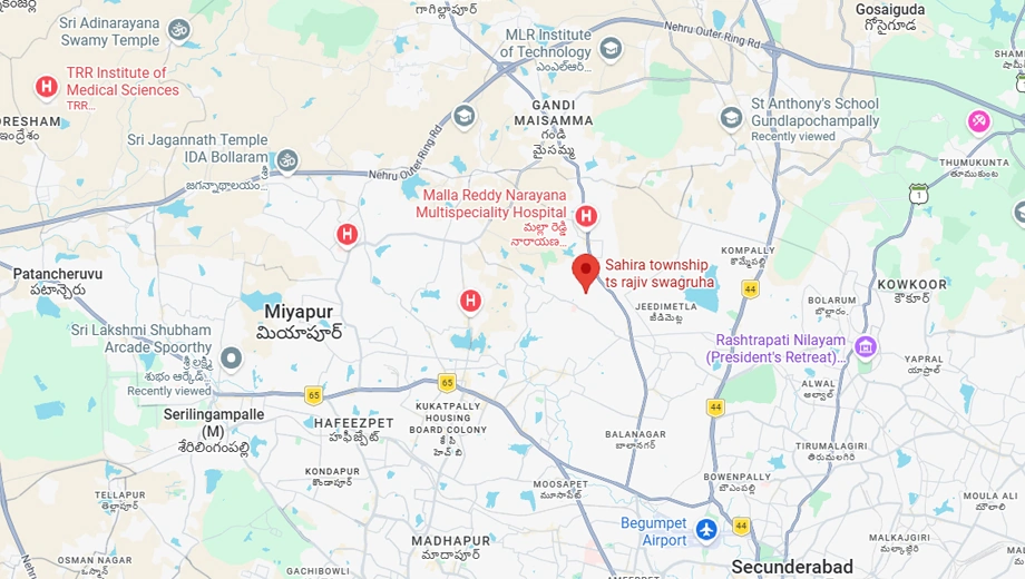 Location of AP Rajive Swagruha Rajiv Sahira - Image 389444