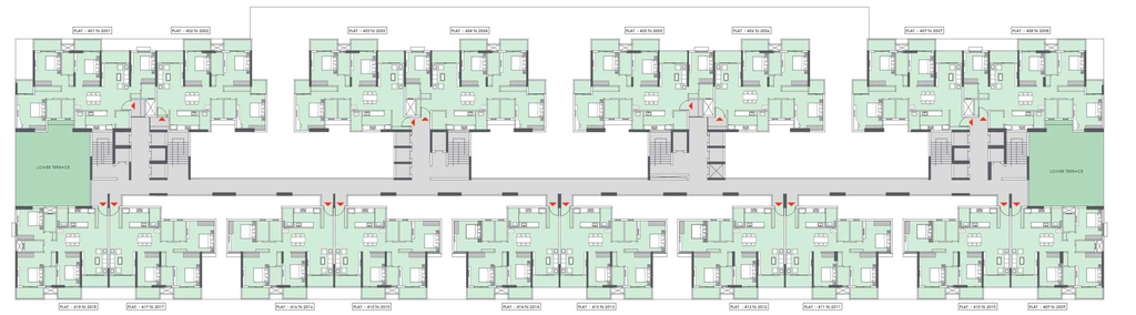 Floor Plan of Motwani Anantam in Jharapada, Bhubaneswar - Image 389135