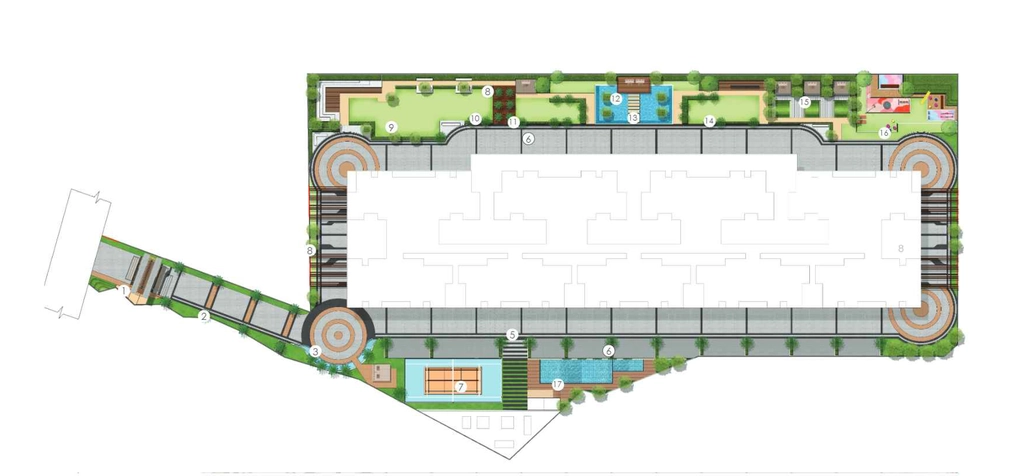 Master Plan of Motwani Anantam in Jharapada, Bhubaneswar - Image 389134