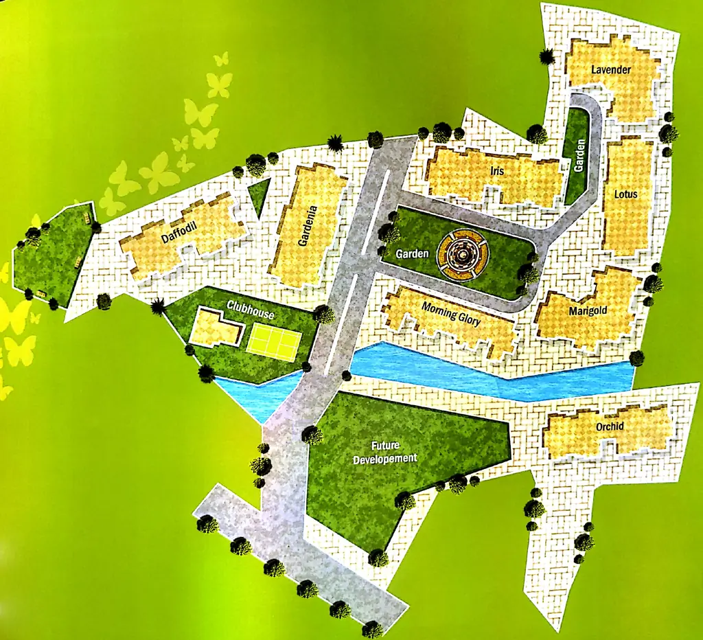 Master Plan of Crescent Gagangiri Vihar Complex in Khopoli, Navi Mumbai - Image 389733