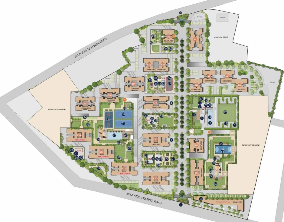 Master Plan of Wellwisher Town in Khopoli, Navi Mumbai - Image 389586