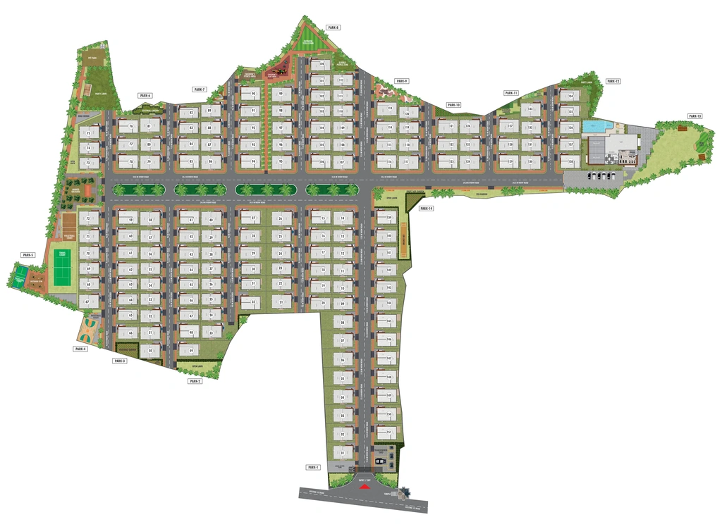 Master Plan of Ramky The Spectrum in Ghatkesar, Hyderabad - Image 389753