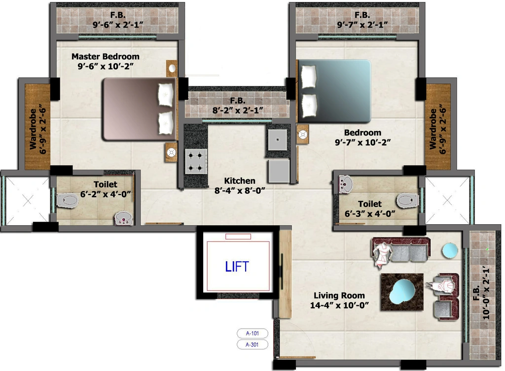 2 BHK Flat in Gandhi Malati Heritage in Khopoli, Navi Mumbai - Image 912200