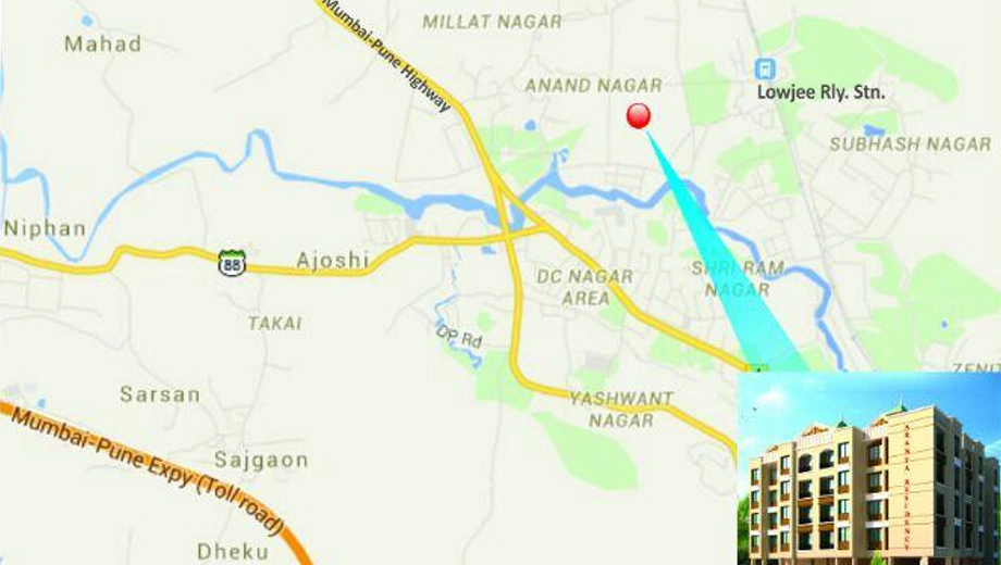 Location of Aranya Residency - Image 389736