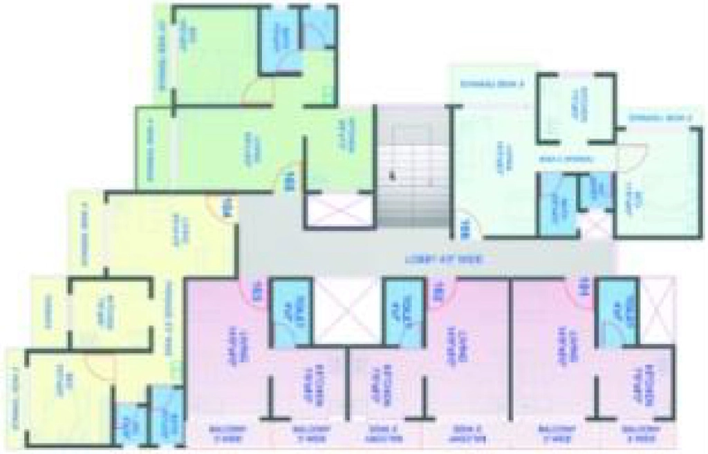 Floor Plan of Noble Heritage in Khopoli, Navi Mumbai - Image 389647