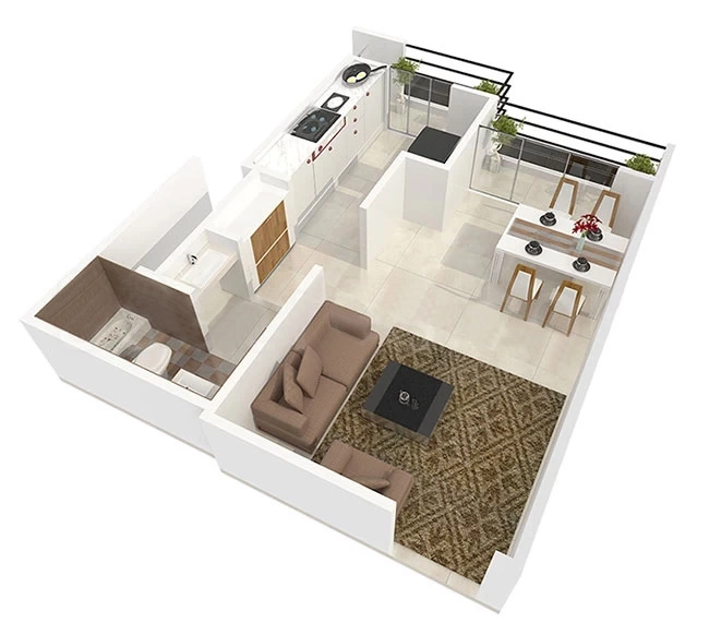 1 RK Studio Apartment in Malav Vallencia in Khopoli, Navi Mumbai - Image 912189