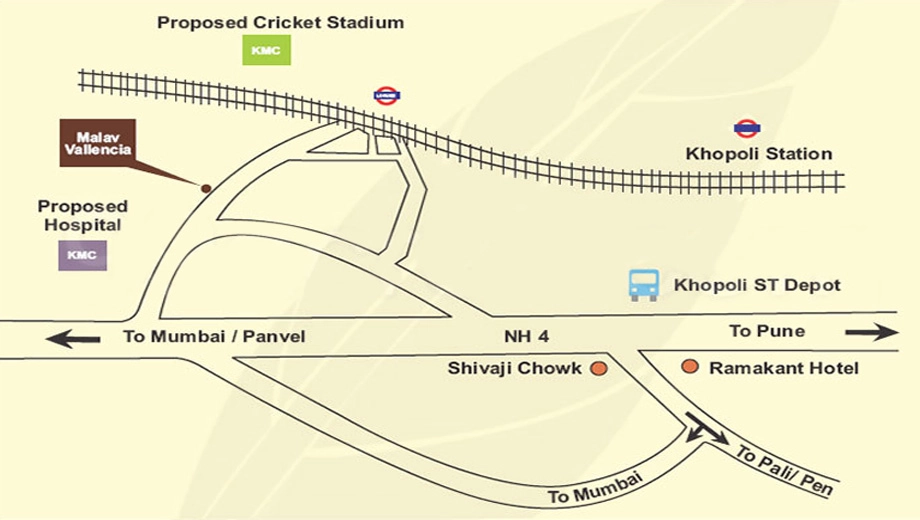 Location of Malav Vallencia in Khopoli, Navi Mumbai - Image 389664