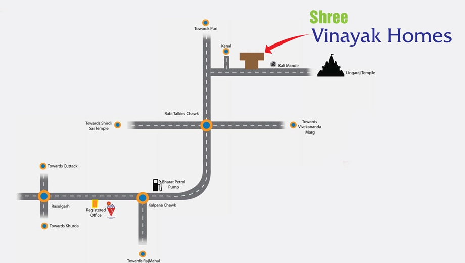 Location of Shree Vinayak Homes - Image 389156