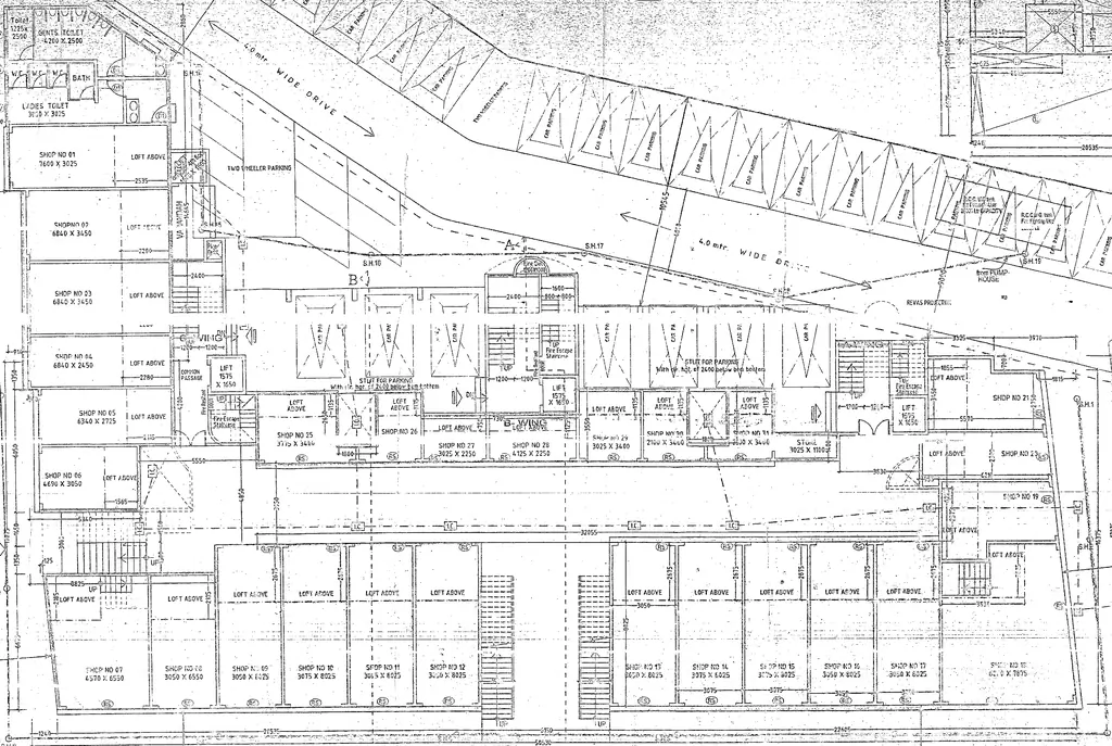 Floor Plan of Commercial Zill Alaina City Plaza in Khopoli, Navi Mumbai - Image 389571