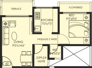 1 BHK Flat in Daata Residency in Khopoli, Navi Mumbai - Image 912208