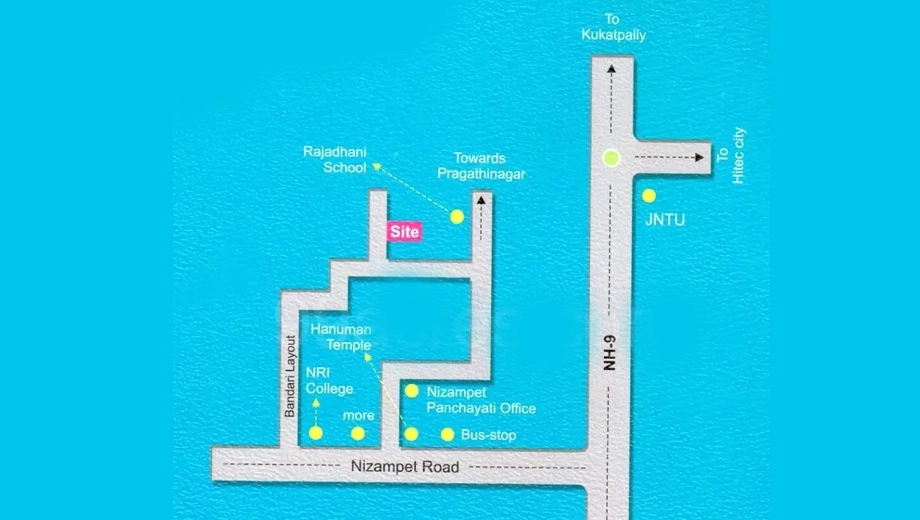 Location of Lahari Satyam Heights - Image 389966