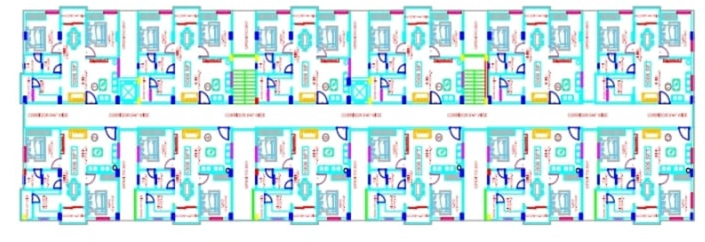 Floor Plan of Akkhila Neeladri Residency in Patancheru, Hyderabad - Image 389468