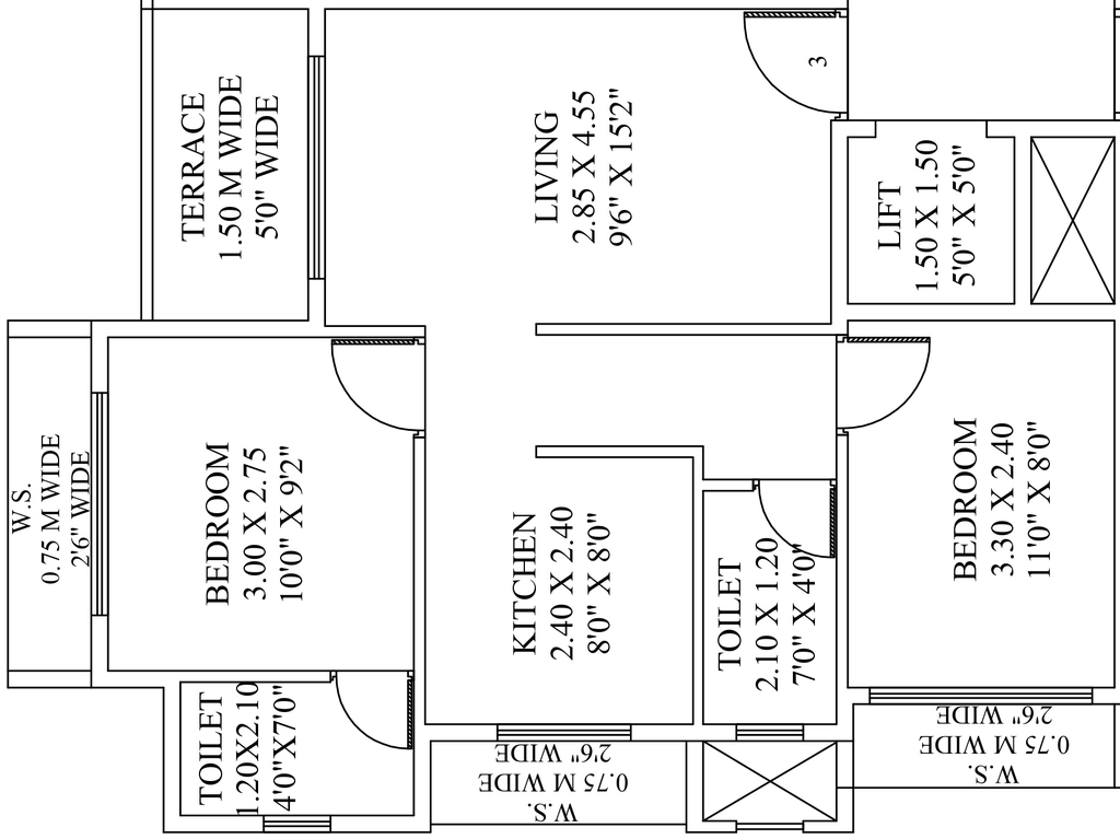 2 BHK Flat in Patel A K Heritage in Khopoli, Navi Mumbai - Image 912179