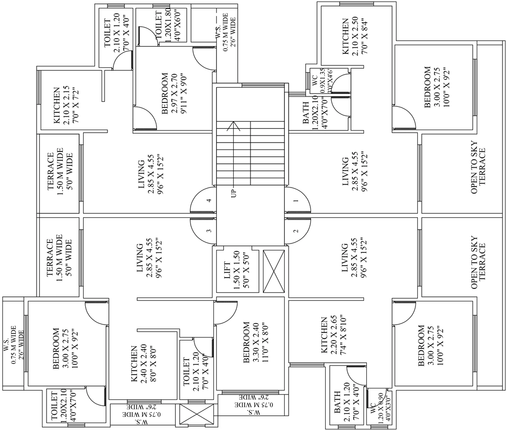 Floor Plan of Patel A K Heritage in Khopoli, Navi Mumbai - Image 389634