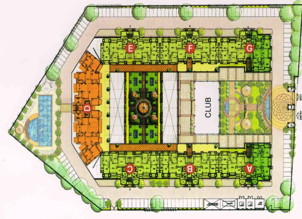 Master Plan of Manohar Multitech Towers in Mohali, Chandigarh - Image 389172