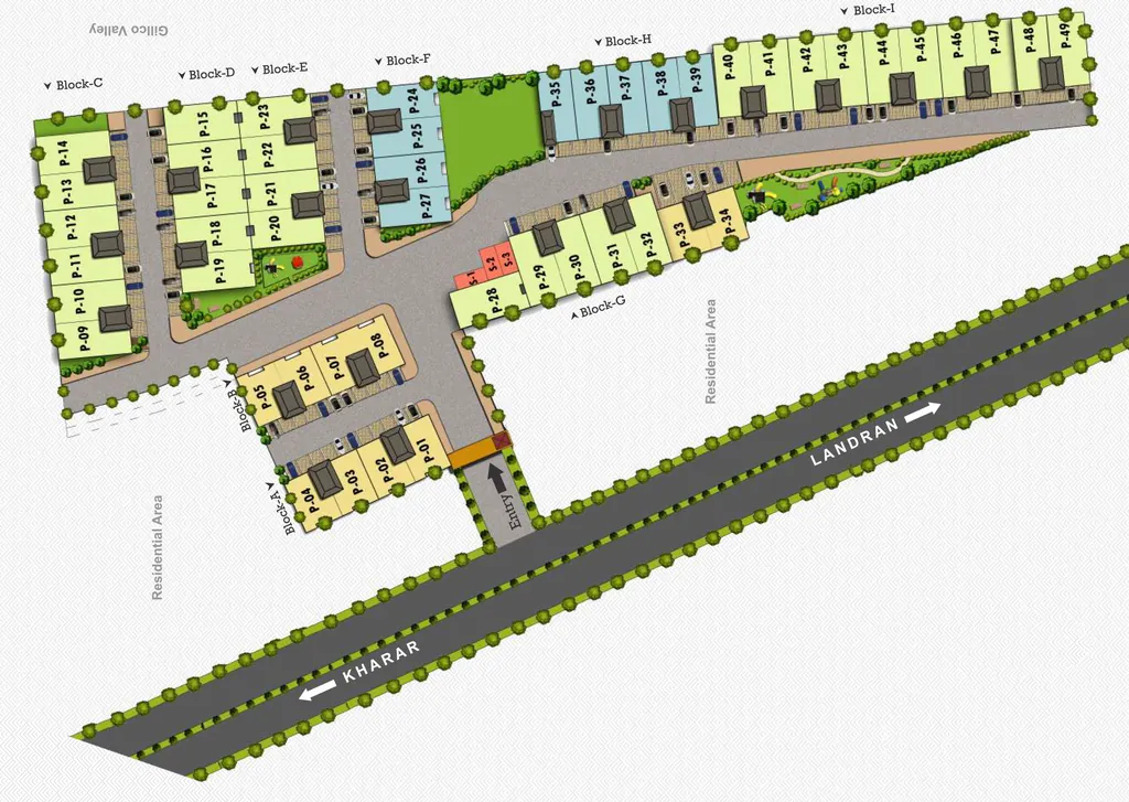 Master Plan of MVD Nature City in Mohali, Chandigarh - Image 389181