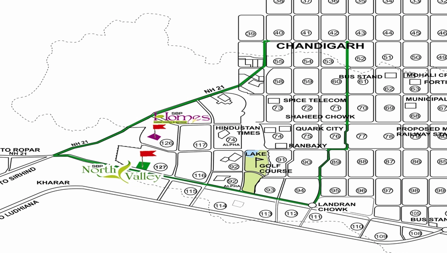 Location of SBP North Valley - Image 389186