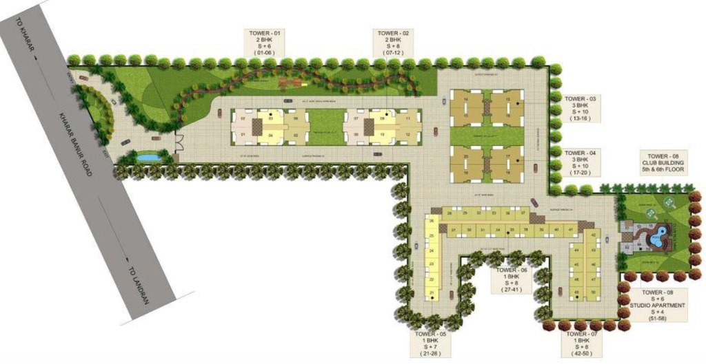 Master Plan of SBP North Valley in Mohali, Chandigarh - Image 389187