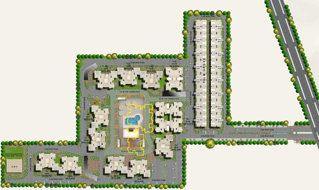 Master Plan of SBP Orchard County in Mohali, Chandigarh - Image 389254