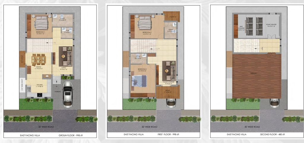 3 BHK House/Villa in Nihira The Crown Villas in Patancheru, Hyderabad - Image 912297