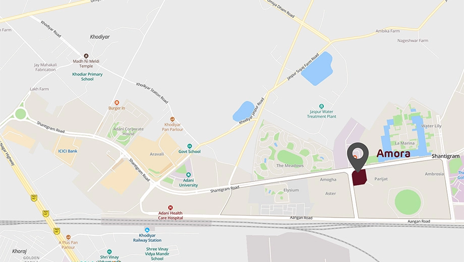 Location of Commercial Adani Amora - Image 389346