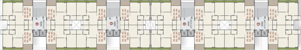 Floor Plan of Ak Shree Saffron in Ghuma, Ahmedabad - Image 389371