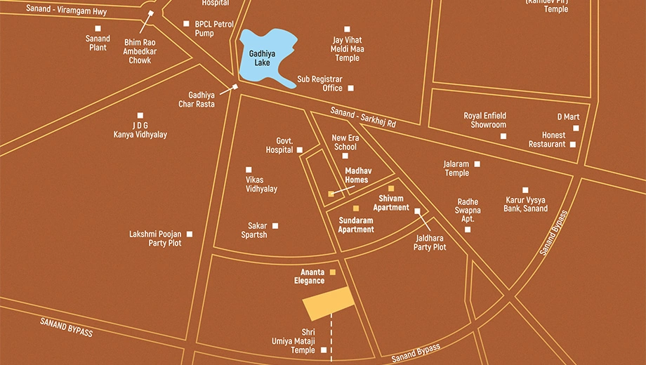 Location of Akash Ananta Arena - Image 389413