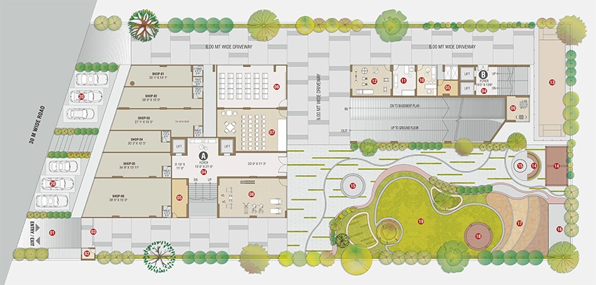Master Plan of Commercial Akshar Evara in Chharodi, Ahmedabad - Image 389439
