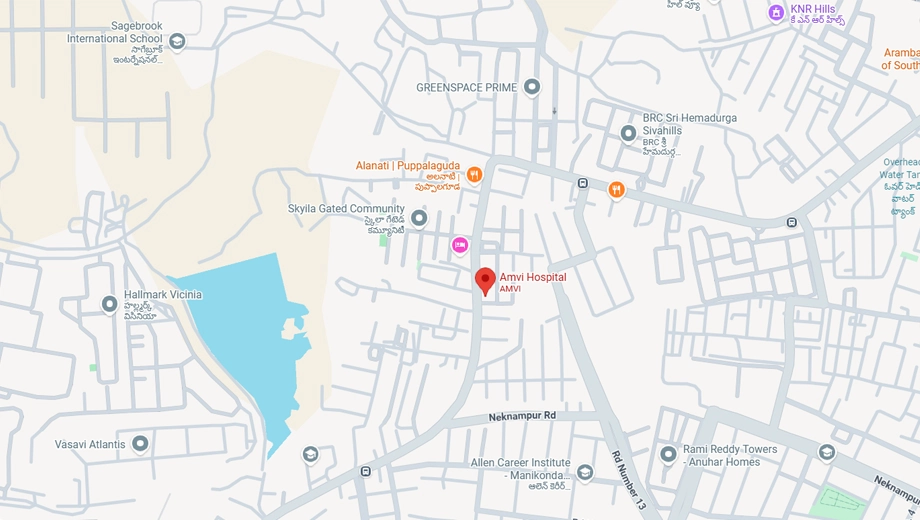 Location of Sampada Homes in Manikonda, Hyderabad - Image 390005