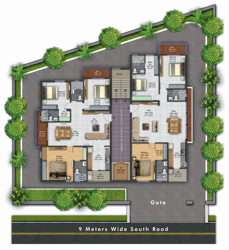 Master Plan of Sampada Homes in Manikonda, Hyderabad - Image 390004