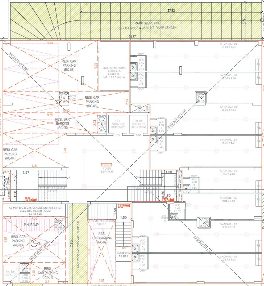 Master Plan of Commercial Akshar Solo Sparsh in Bopal, Ahmedabad - Image 389486