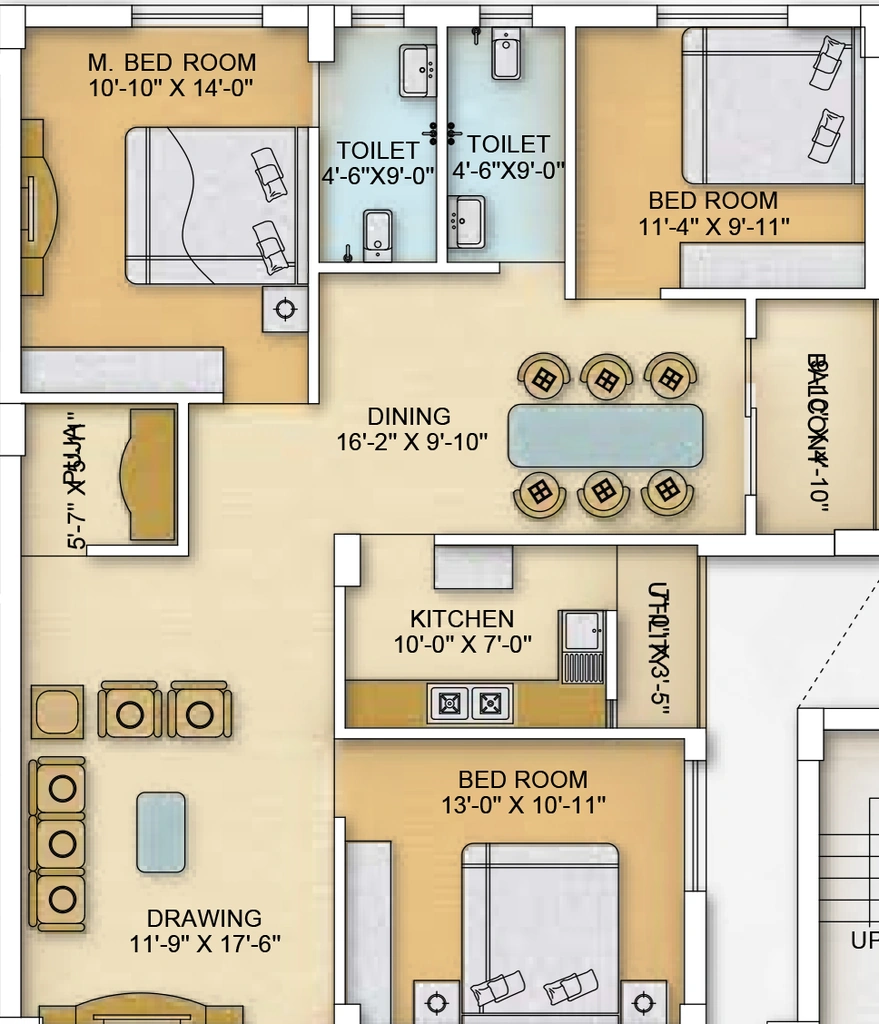 2.5 BHK Flat in Tathastu Exotica in Patrapada, Bhubaneswar - Image 912258