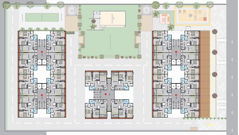 Master Plan of Anjani Shikhar Antilia in Nana Chiloda, Ahmedabad - Image 389525
