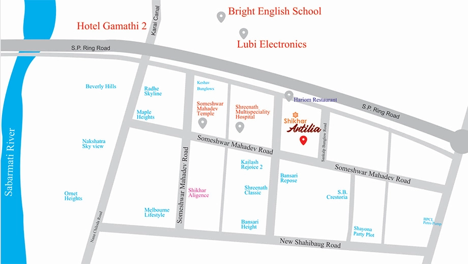Location of Commercial Anjani Shikhar Antilia - Image 389532