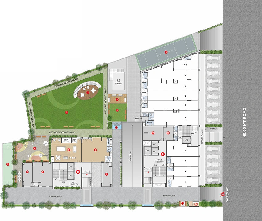 Master Plan of Arbuda Arbre in Makarba, Ahmedabad - Image 389539